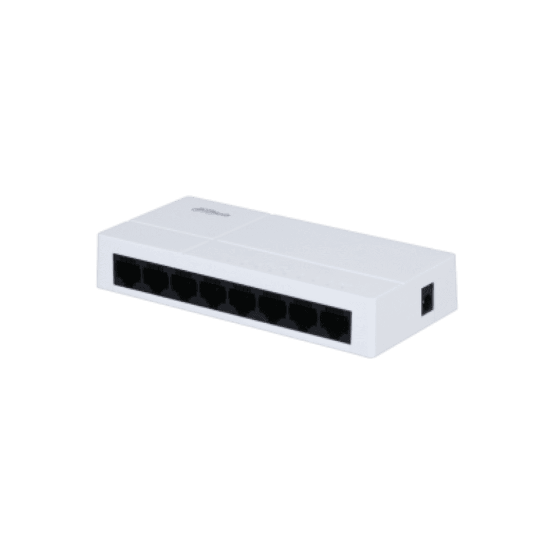 Switch Dahua 8 porturi Gigabit, PFS3008-8GT-L, Interfata: 8 x 10/100/1000, Capacitate switch: 16 Gbit, Packet Forwarding Rate: 11.904Mpps. — miniatură