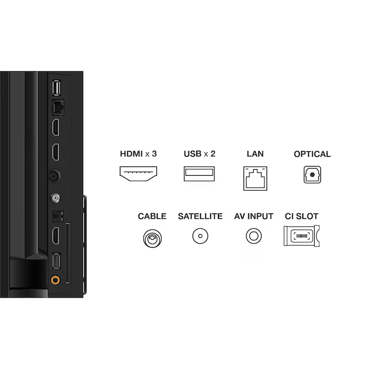 Televizor TCL LED 85V6B, 214 cm, Smart Google TV, 4K Ultra HD, Clasa F — miniatură