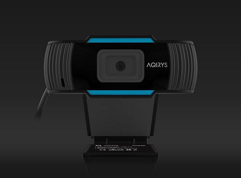 Camera Web AQIRYS Phase, 2.1 MP, rezolutie video Full HD, USB 2.0, Negru
