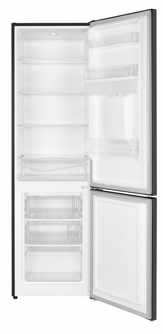 Combina frigorifica HEINNER HC-HM260DGWDE++, Clasa E, Dozator apa, Gri antracit texturat — miniatură