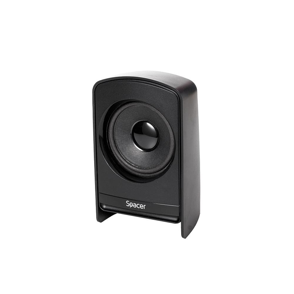 Boxe Spacer 2.1, 20W RMS (2 x 5W + 10W), alimentare 220V, conectori Bluetooth, USB, Jack 3.5mm, Radio FM, RCA, negru — miniatură