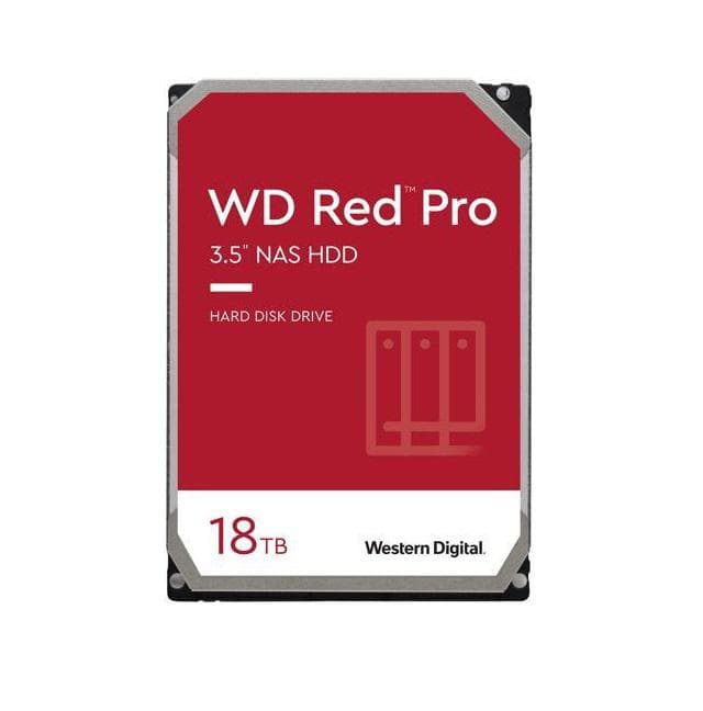 HDD NAS WD Red Pro, 18 TB, 7200 rpm, 512 MB, Serial ATA