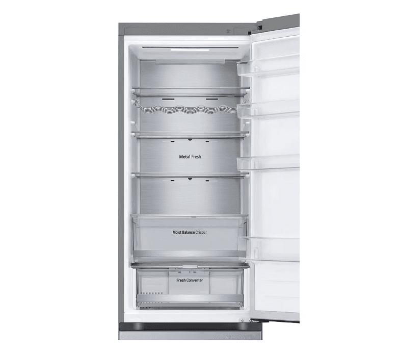 Combina Frigorifica GBV5250DPY, 387 l, No Frost, E-Micom, DoorCooling+, Compresor Smart Inverter, SmartThinQ, Clasa D, H 203 cm, Argintiu — miniatură