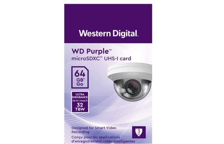 Card de Memorie MicroSDXC Western Digital, 64GB, Clasa 10, Purple — miniatură