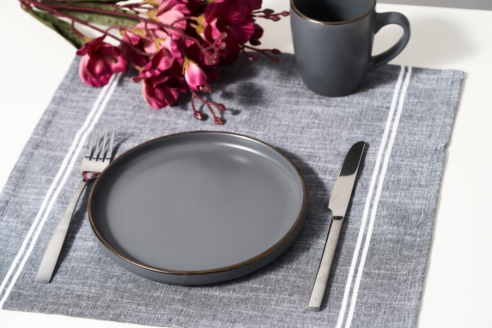 SET 6 FARFURII DESERT, CERAMICA 20 CM, CALYPSO, ART OF DINING BY HEINNER — miniatură