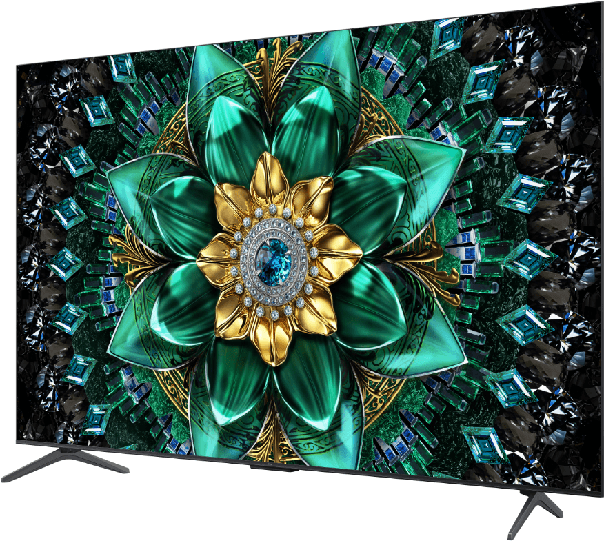 Televizor TCL QD-MiniLED 65Q6C, 164 cm, Smart Google TV, 4K Ultra HD, 144Hz, Onkyo — miniatură