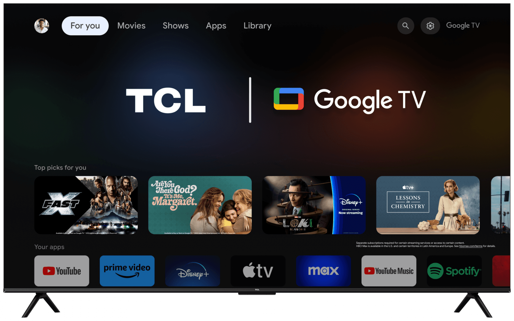 Televizor LED TCL 85P69B, 216 cm (85"), 4K, Smart TV, WiFi, Negru — miniatură