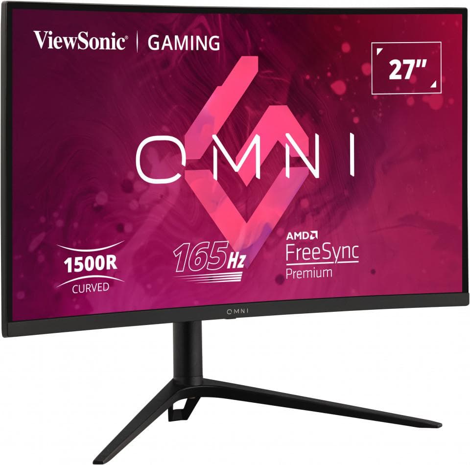 Monitor Consumer ViewSonic VX2718-2KPC-MHDJ, 27", 2560 x 1440 pixeli, Black — miniatură