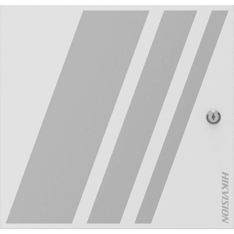Centrala control acces Hikvision DS-K2624X, pentru 4 usi bidirectionale(8 citittoare); Capacitate de stocare: 100,000 cartele si 300,000 evenimente; Comunicare: TCP/IP si RS-485; Compatibilitate cititoare: 4xWiegand sau 8x RS485; Intrari: 8 alarm input, Door Sensor x 4, Door Switch x 4, Fire Alarm