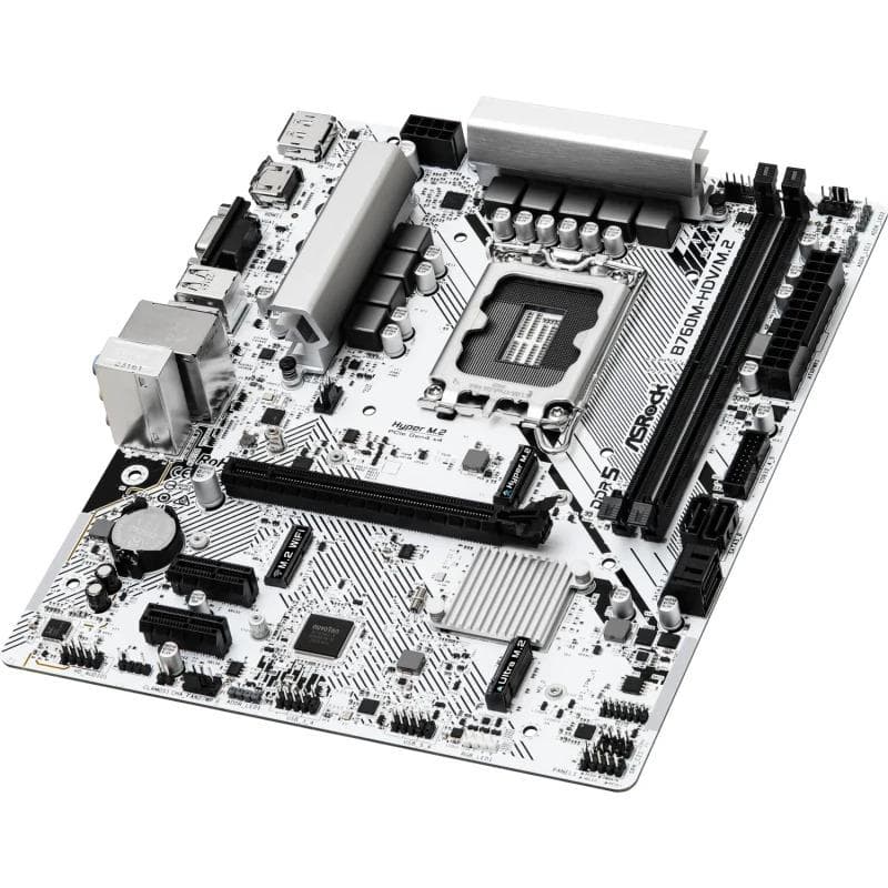 Placa de baza ASRock B760M-HDV/M.2, LGA 1700, DDR5, Micro-ATX — miniatură