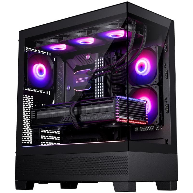 Carcasa PHANTEKS XT View, RGB, Mid Tower, Black — miniatură
