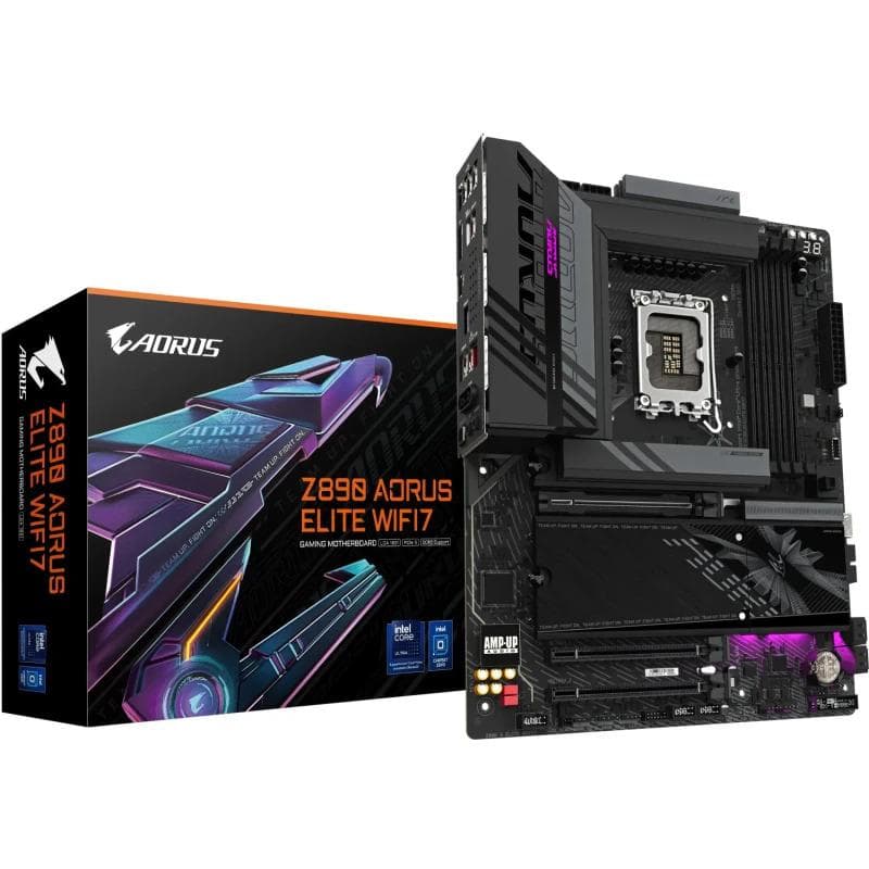 Placa de baza Gigabyte Z890 AORUS ELITE WIFI7, Socket 1851, DDR5, ATX
