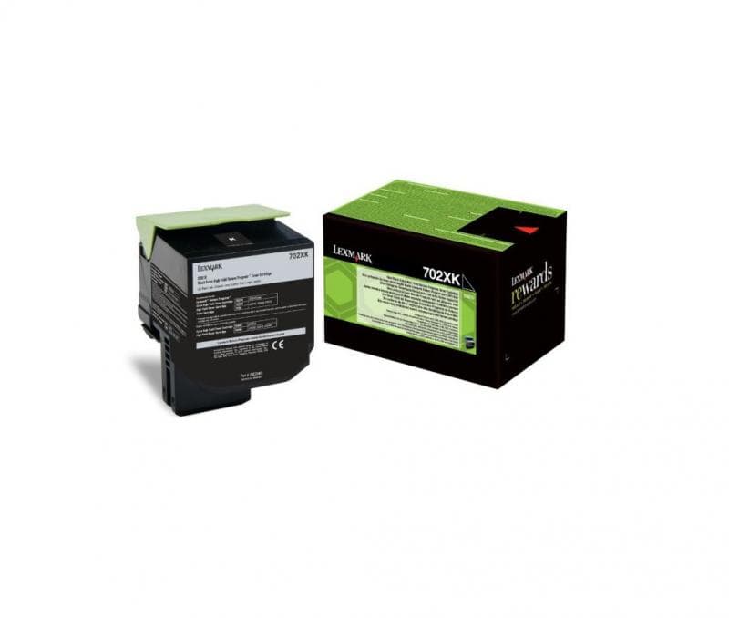 Toner LEXMARK 702XK R, Black
