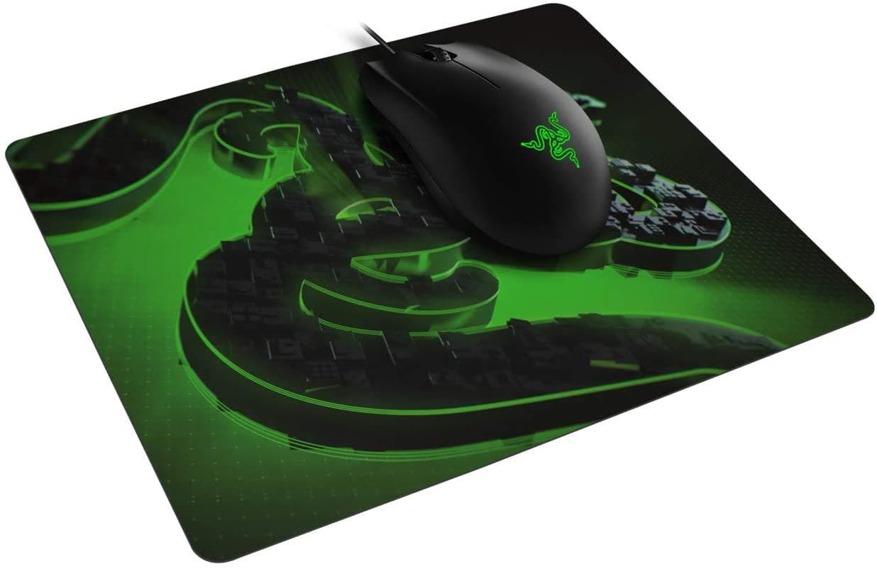 Mouse Gaming Razer Abysus Lite, Goliathus Mobile Construct Edition, negru — miniatură