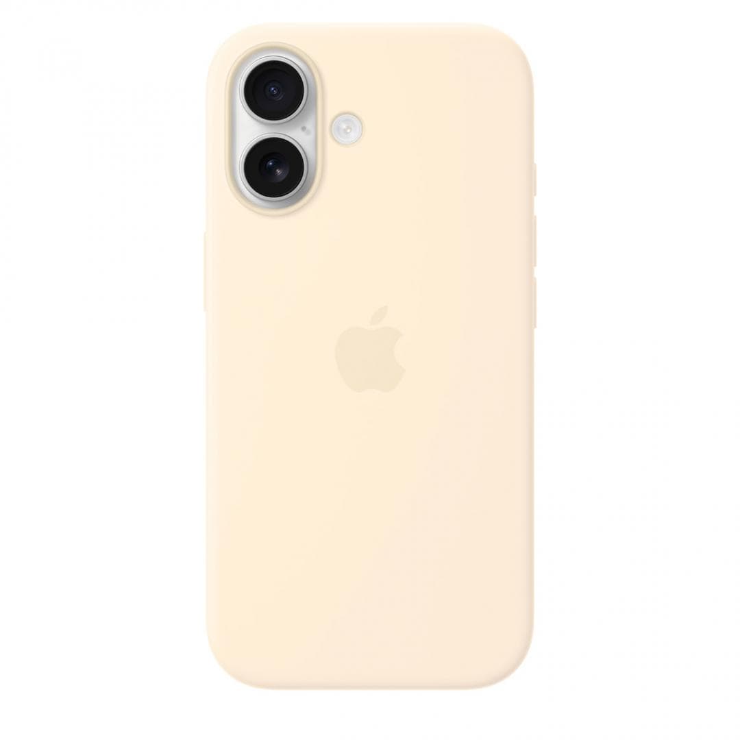 iPhone 17 Silicone Case with MagSafe – Vanilla