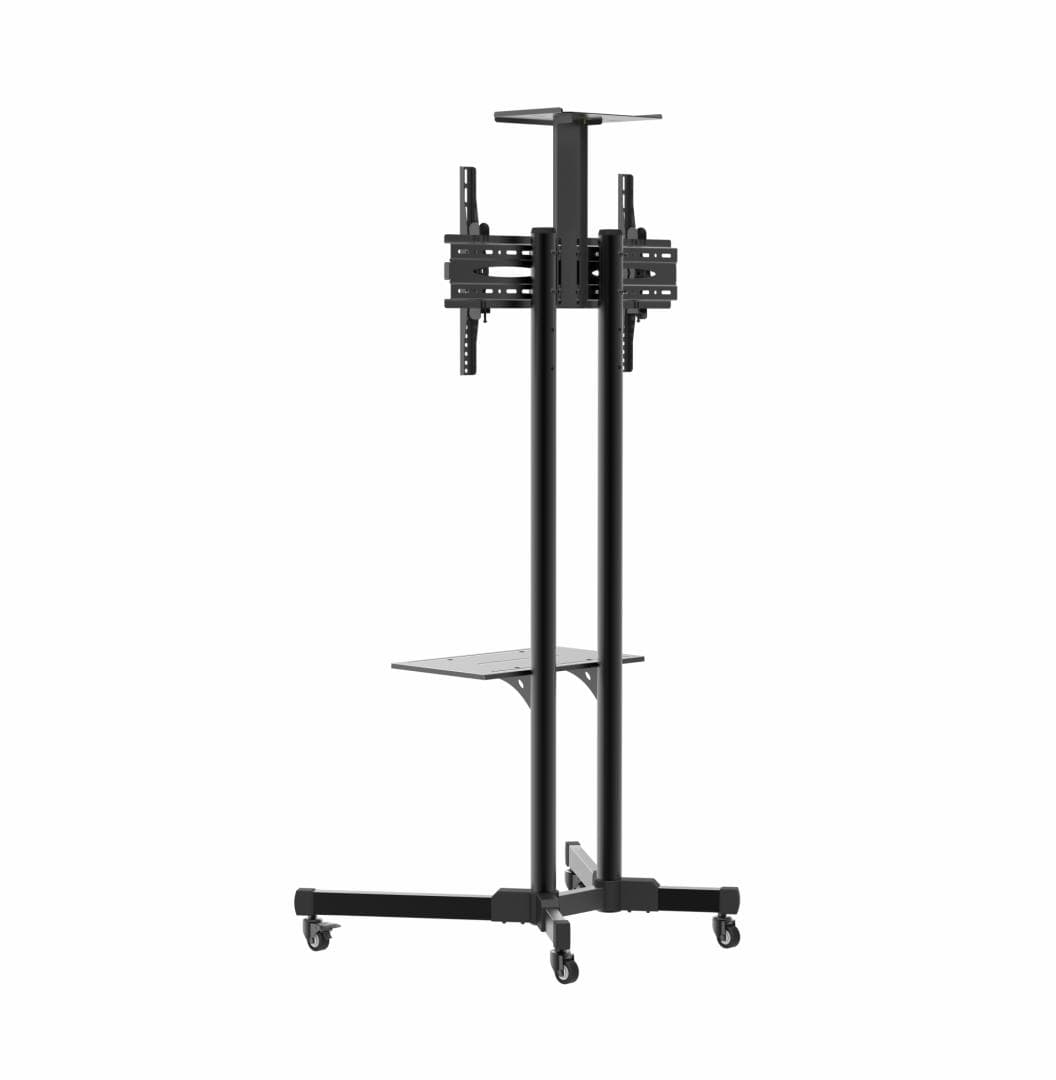 Stand TV Mobil Serioux TV109, Reglabil, 32-70'', VESA 600x400mm, suporta pana la 50kg, negru — miniatură