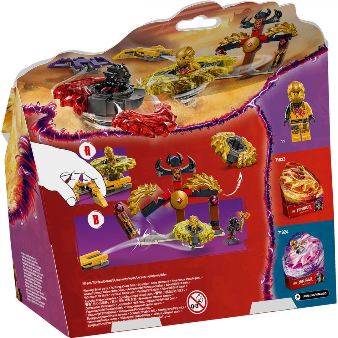 PACHET DE LUPTA CU DRAGONI SPINJITZU, LEGO 71826 — miniatură