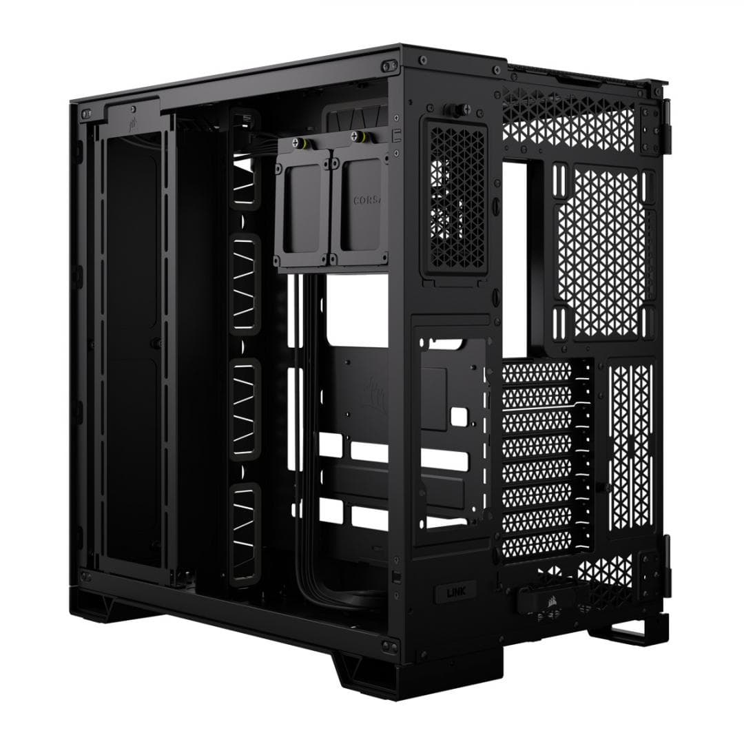 Carcasa CORSAIR 6500X, RGB, Mid Tower, Black — miniatură