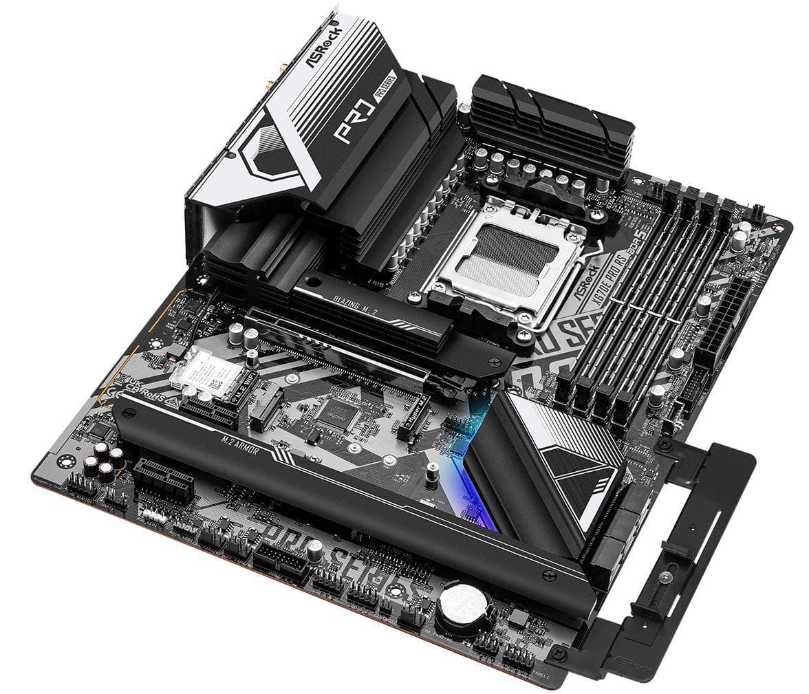 Placa de baza ASRock X670E Pro RS, Socket AM5, DDR5, ATX — miniatură