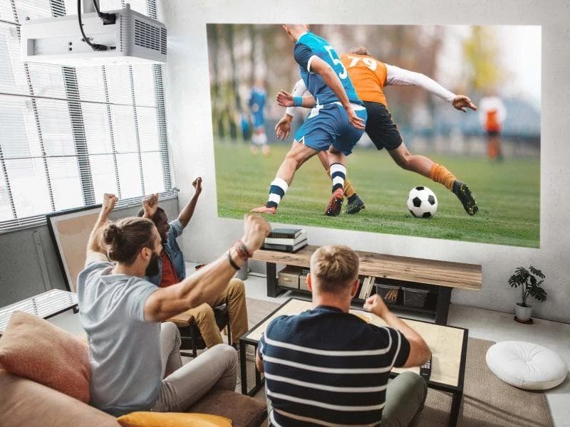 Videoproiector ViewSonic PX704HD, FHD 1920* 1080, 4.000 lumeni, 22.000:1, lampa 15.000 ore Ecomode, zoom 1.1x, dimensiune imagine 300", distanta proiectare 1m-10 m, 25- 34 dB, 2* HDMI, audio in/ out, USB Type A (Power): 1 (5V/1.5A), RS232, boxa 3W, 2.7 kg, telecoamnda, QSG, culoare alb — miniatură