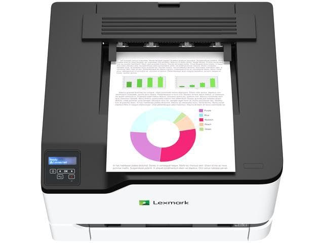 Imprimanta Laser Lexmark CS331dw, Color, format A4, USB + LAN + Wi-Fi — miniatură