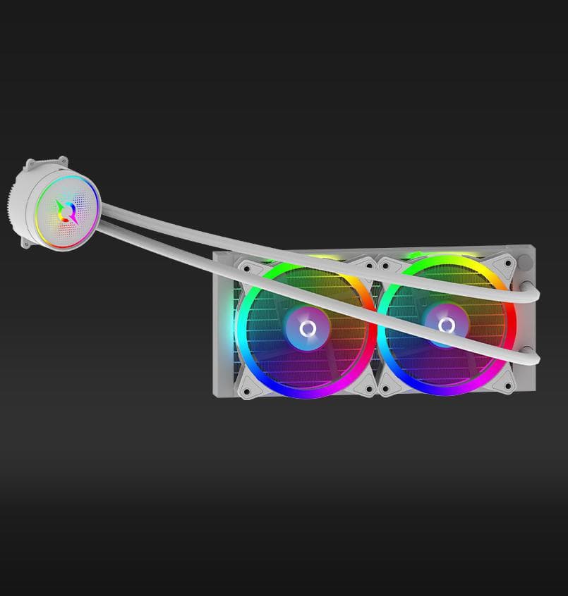Cooler Procesor AQIRYS AQUARIUS 240 AIO, Lichid, 2 ventilatoare, aRGB — miniatură