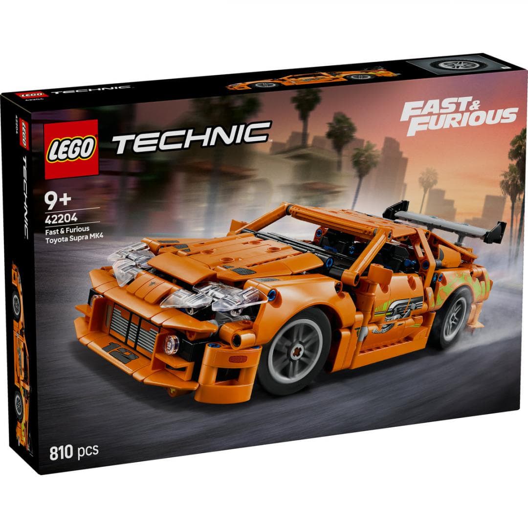 FAST AND FURIOUS TOYOTA SUPRA MK4, LEGO 42204 — miniatură