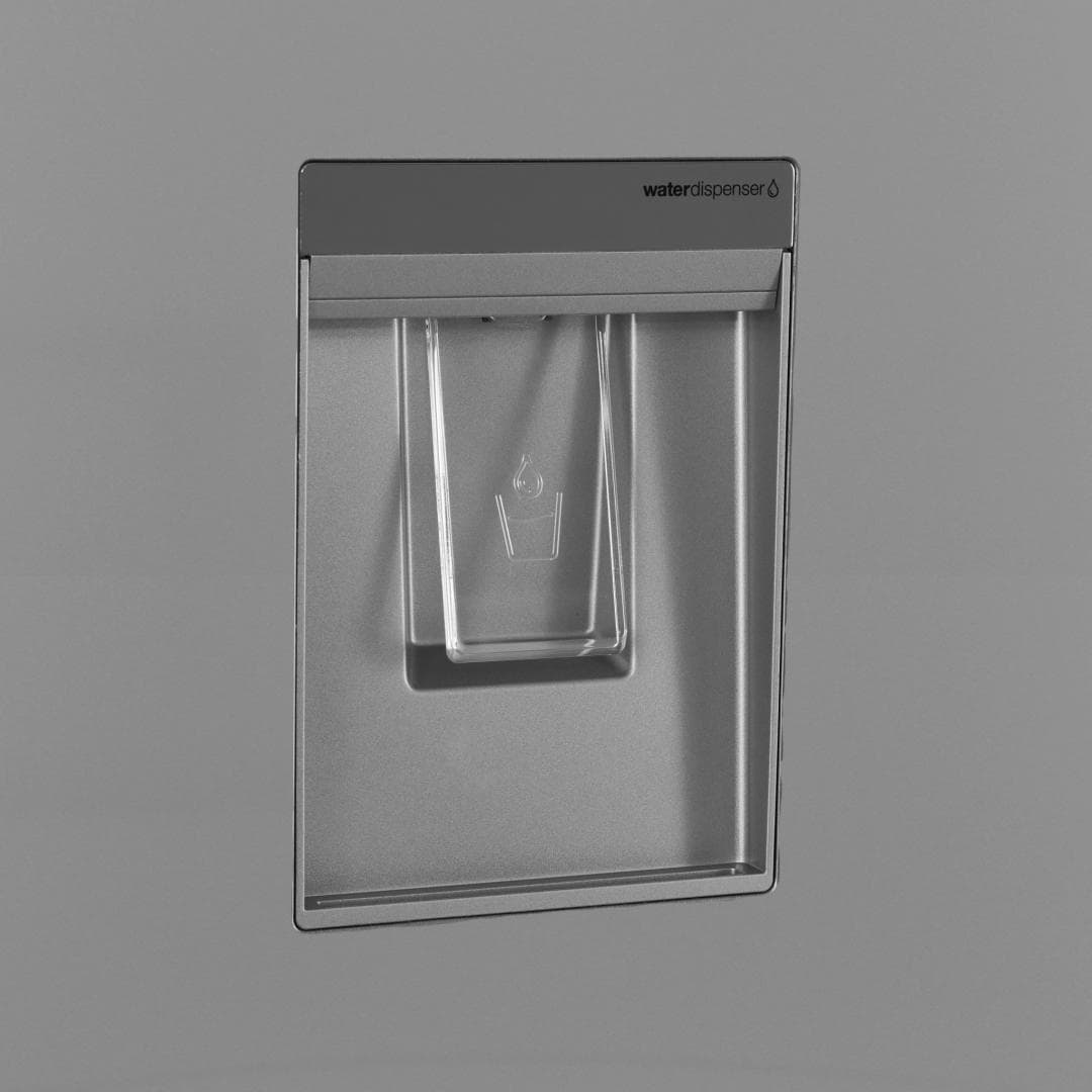 Combina frigorifica HEINNER HCNF-V291SWDE++, No Frost, 294 l, Clasa: E, Dozator apa, Argintiu — miniatură