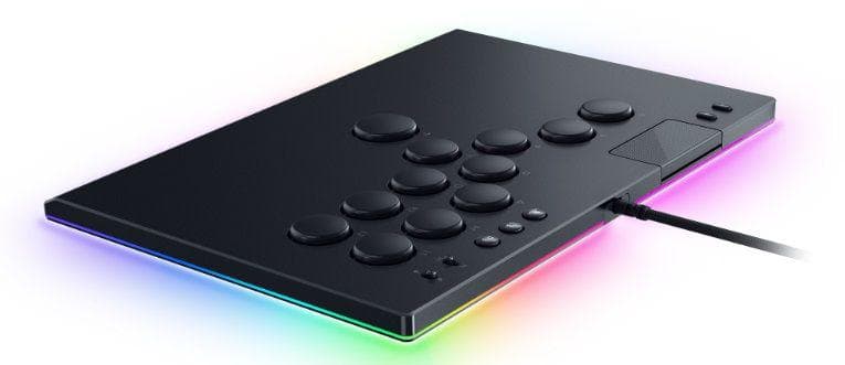 Controller Razer Kitsune All Buton Optical Arcade pentru PS5 si PC, iluminare RGB Chroma, conexiune USB-C, negru — miniatură