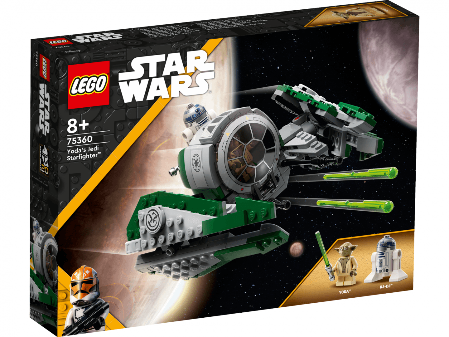 JEDI STARFIGHTER AL LUI YODA, 75360 LEGO — miniatură