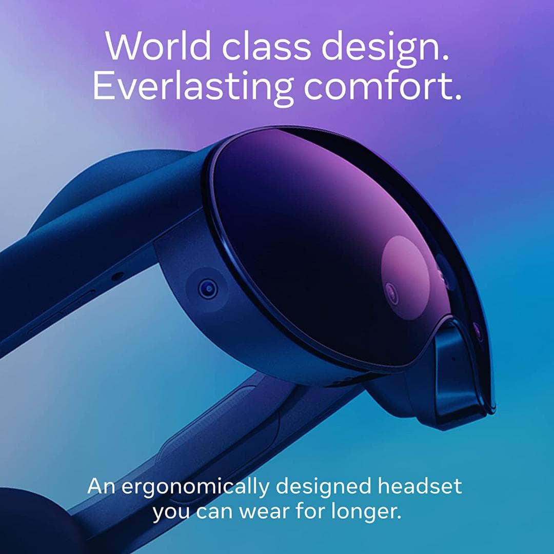 VR Headset Oculus Quest PRO 256GB Black — miniatură