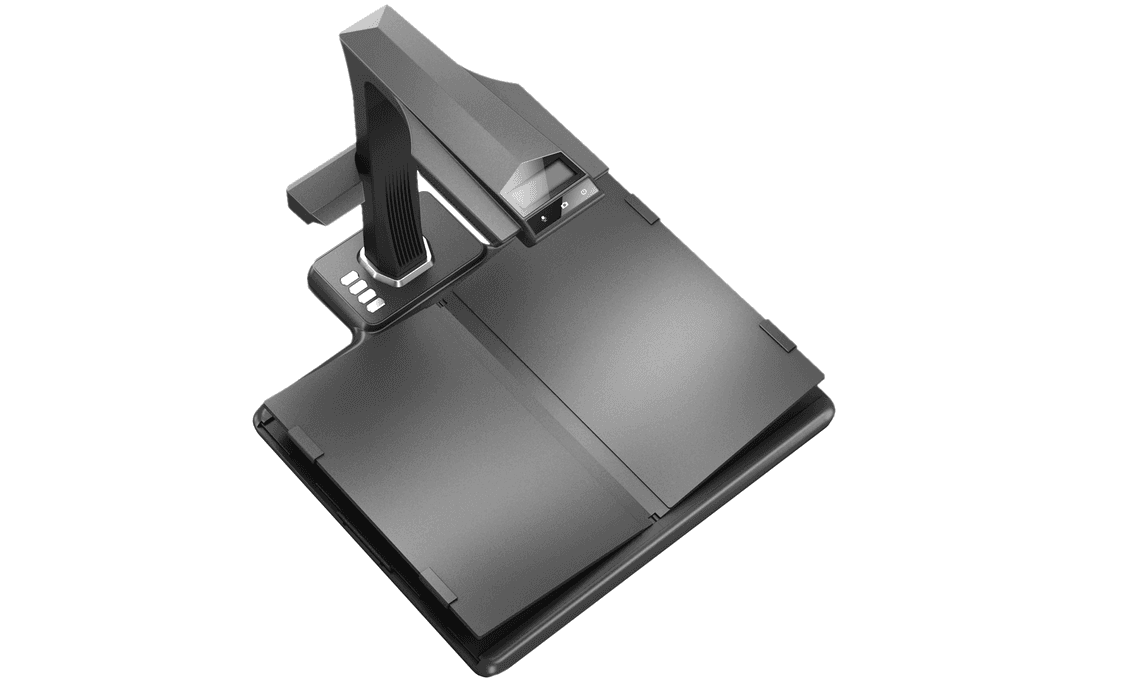 Scanner CZUR M3000 Pro, rezolutie 5246 x 3936 pixeli, 20MP, 300dpi, senzor CMOS, dimensiune maxima document A3, focalizare fixa, output JPG, PDF, Word, Excel, TIFF, pedala actiune, buton initiere scan, functie video, functie OCR — miniatură