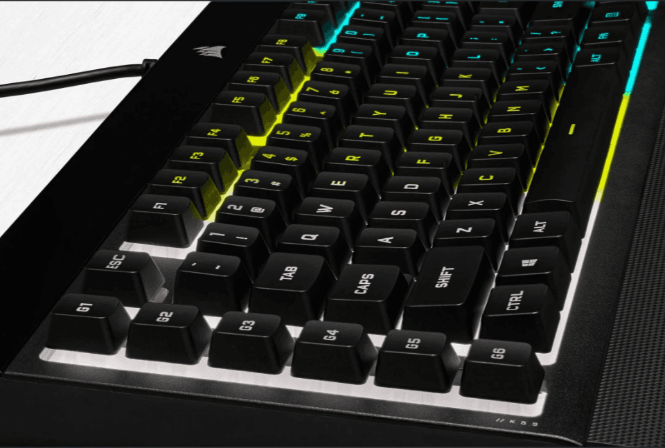 Tastatura Gaming CORSAIR K55 PRO, RGB, USB, Negru — miniatură