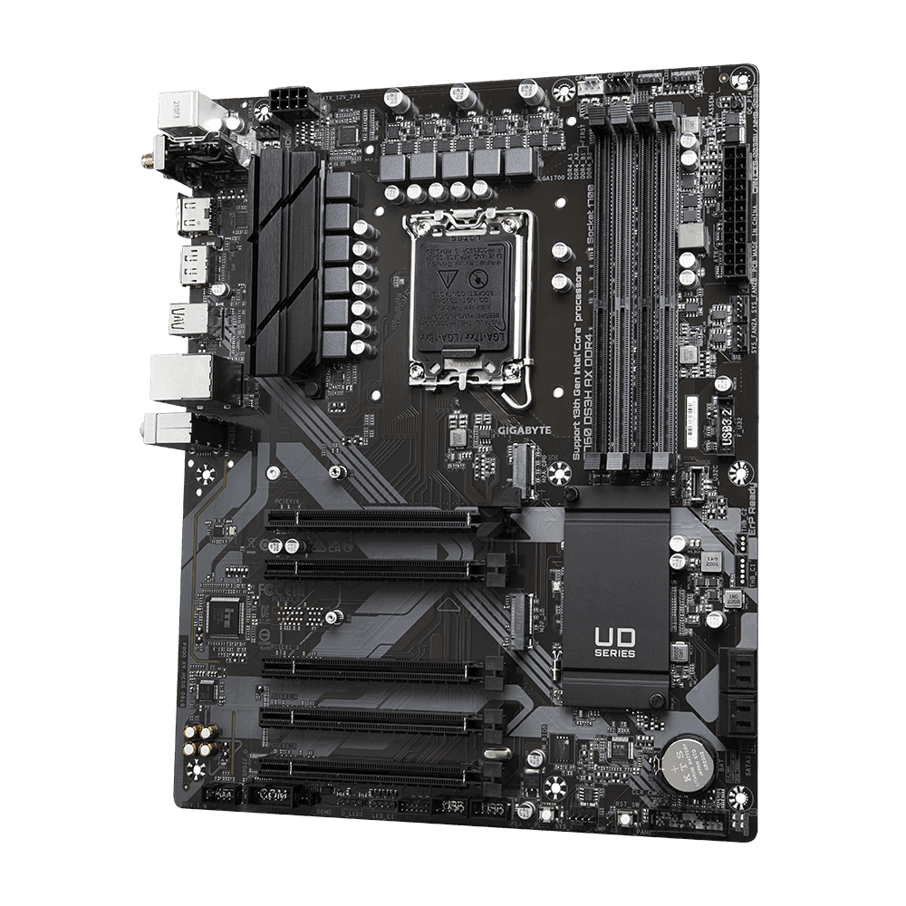 Placa de baza Gigabyte B760 DS3H AX, LGA 1700, DDR4, ATX — miniatură