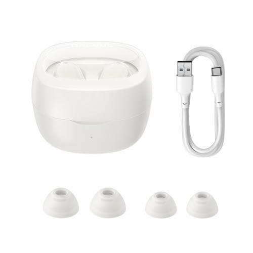 Casti In-ear Baseus Bowie WM02, Wireless, Alb — miniatură