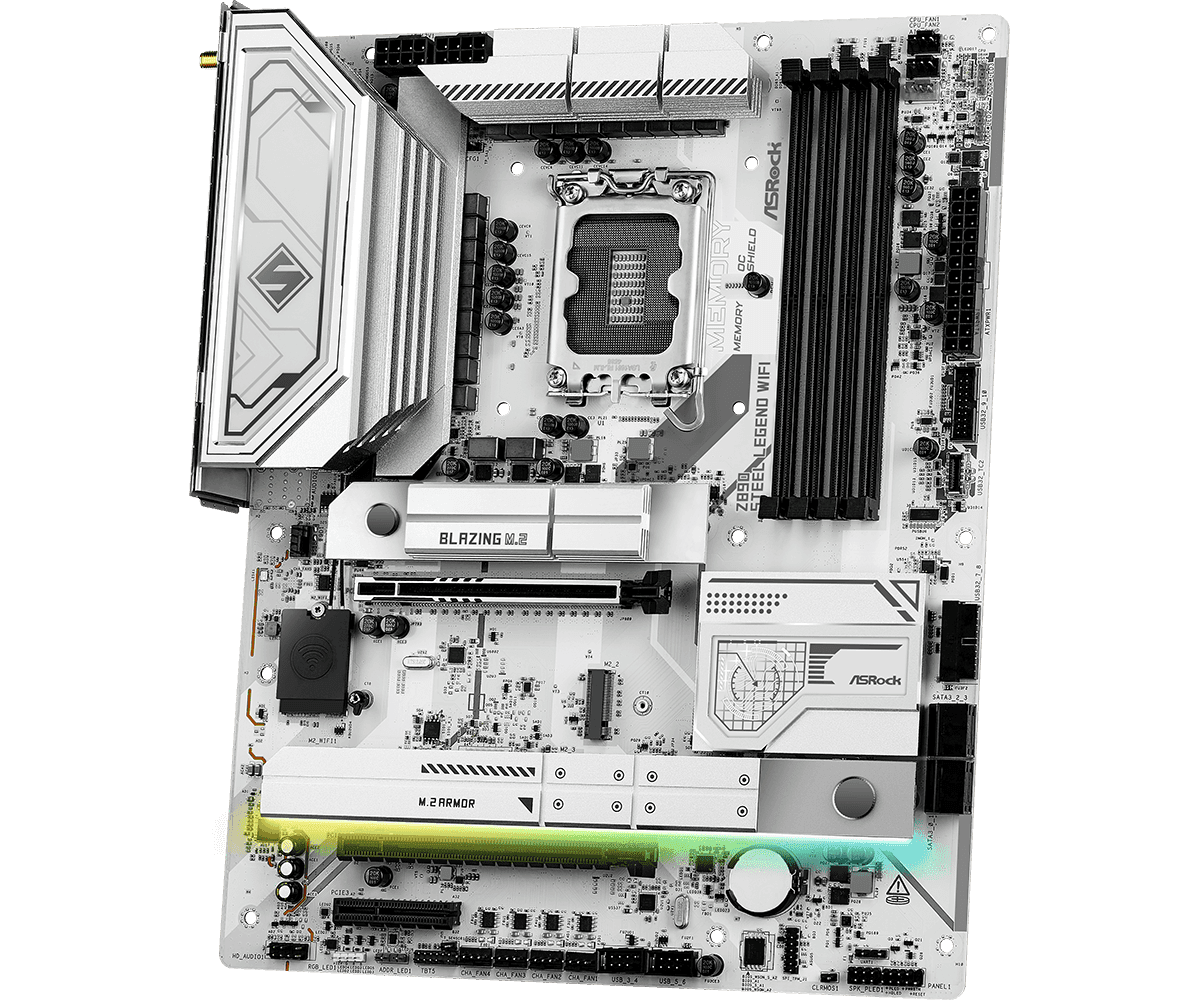 Placa de baza ASRock Z890 Steel Legend WiFi, Socket 1851, DDR5, ATX — miniatură