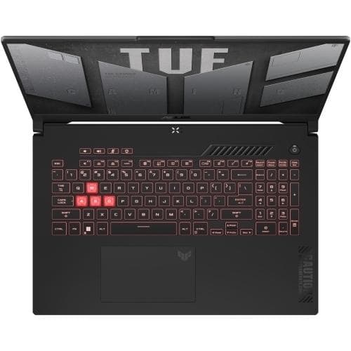 Laptop Gaming ASUS TUF Gaming A17 FA707NUG-HX180, cu procesor AMD Ryzen 7 7445HS, 17.3'' IPS, 16 GB DDR5, 1 TB, NVIDIA GeForce RTX 4050, 6GB GDDR6, Fara OS — miniatură