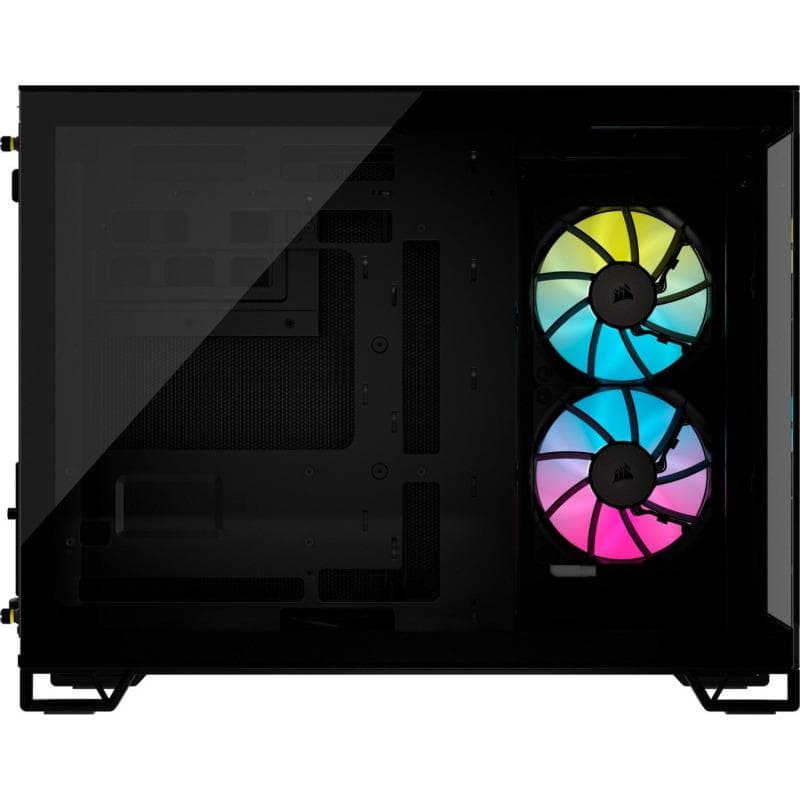 Carcasa CORSAIR 2500X RGB, Mini Tower, Black — miniatură