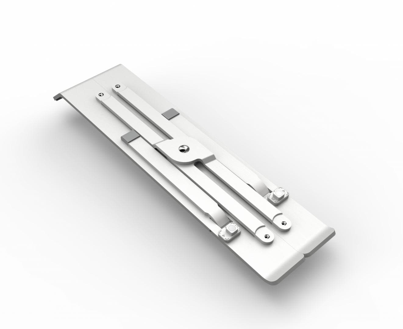 Suport laptop Serioux, SRXNCPU2, material aluminiu, dimensiune deschisă: 190x250x4mm,dimensiune pliată: 60 x 250 x 4mm, grosime: 4mm, greutate: 180g, dimensiune compatibilă: până la 15.6 ", culoare argintiu, 4 unghiuri ajustabile — miniatură