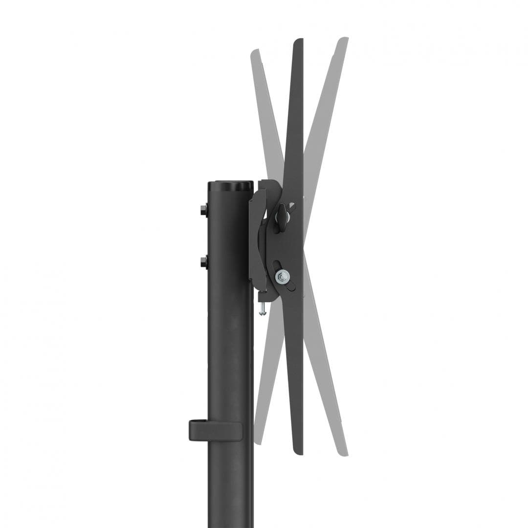 Stand TV Akai ST3670, compatibil pentru ecrane cu dimensiuni cuprinse intre 37" și 70”, VESA 600x400, inclinare +12° ~ -12°, interval inaltime 108mm (4.3"), negru — miniatură