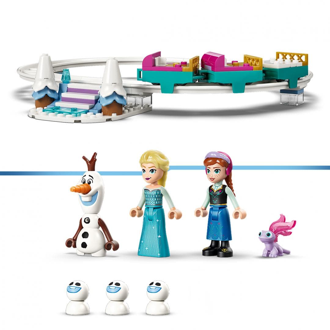 AVENTURA CU SANIA PE SINE LA CASTELUL DE GHEATA AL ELSEI LEGO43281 — miniatură