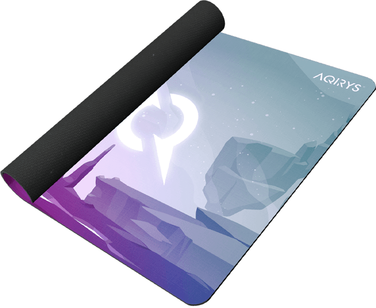 Mousepad Gaming AQIRYS Gravity Medium, 450 x 400 mm, Multicolour — miniatură