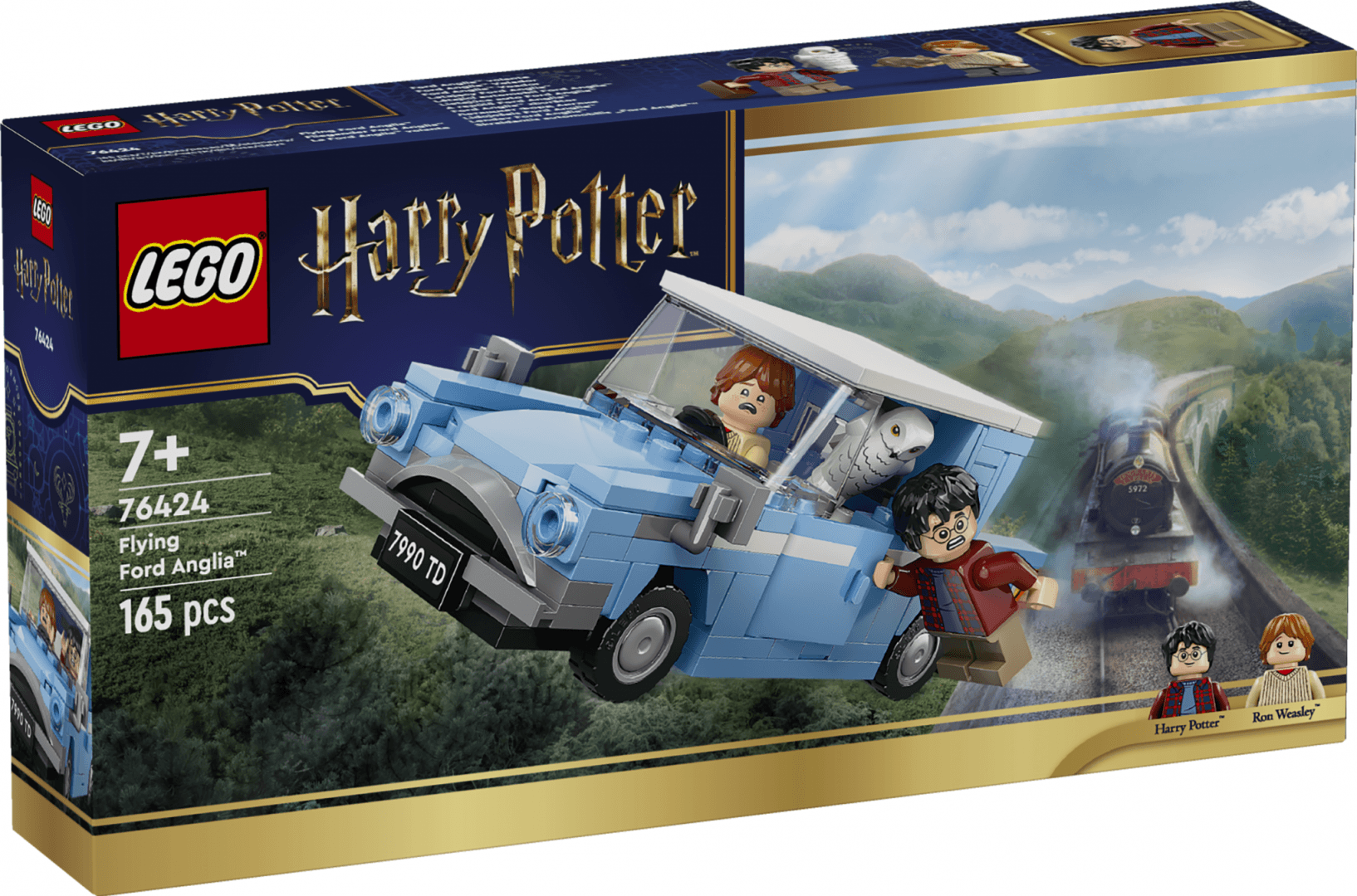 FORD ANGLIA ZBURATOR, LEGO 76424 — miniatură