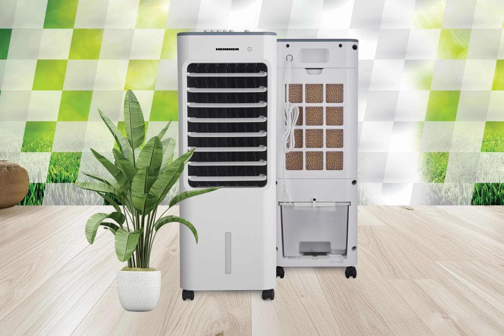 VENTILATOR CU EFECT DE RACIRE PRIN EVAPORARE HEINNER HACLP-M53WH — miniatură