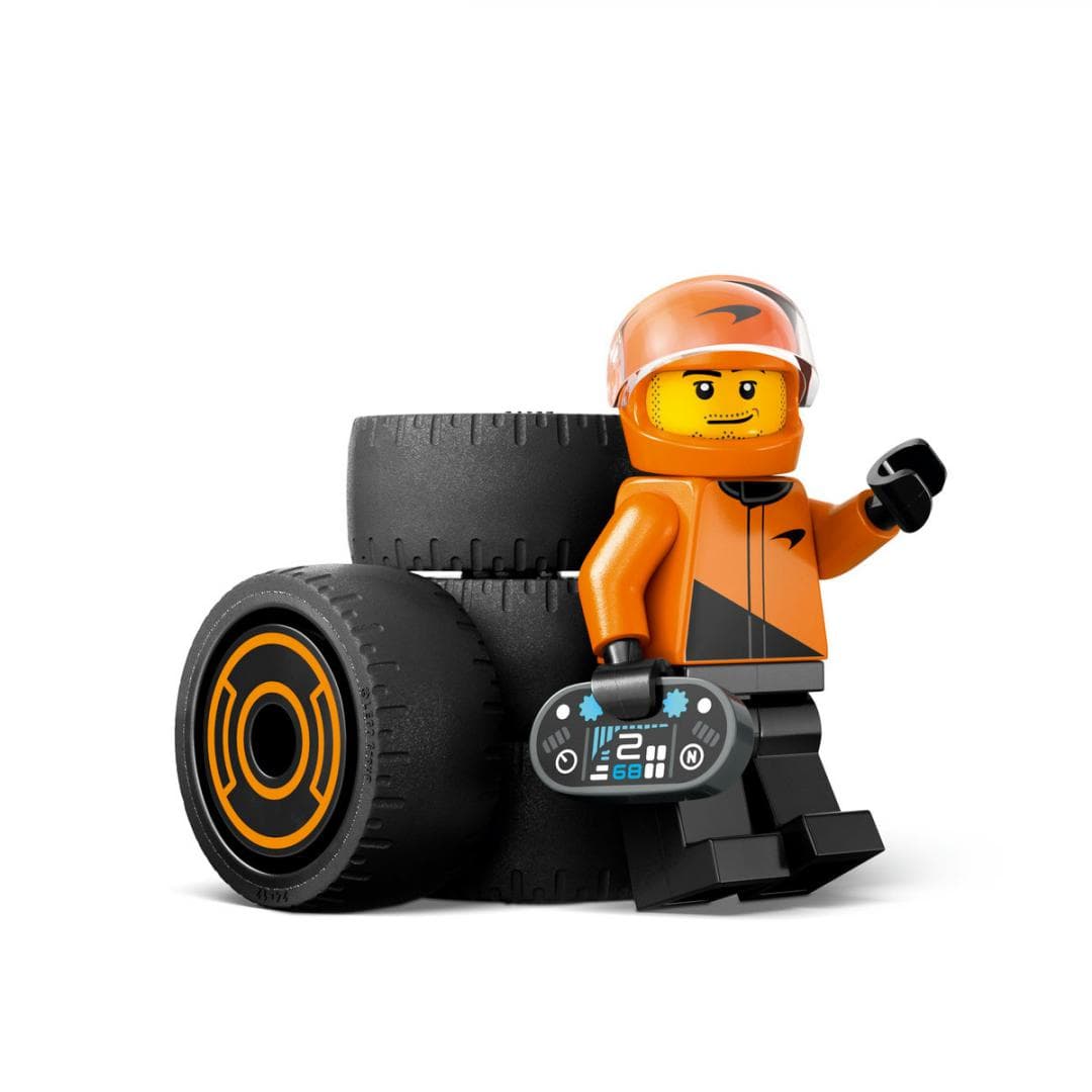 PILOT F1 CU MASINA DE CURSE MCLAREN,LEGO 60442 — miniatură