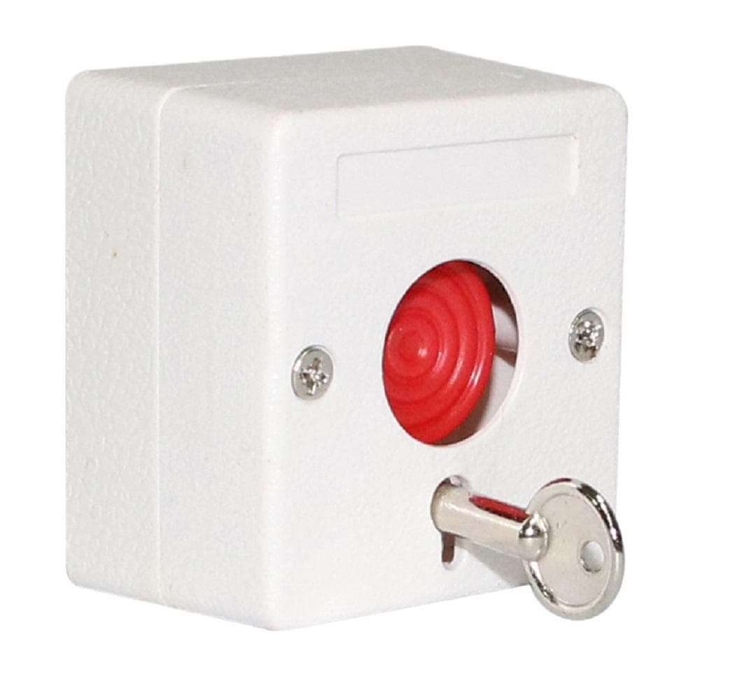 Buton panica cu cheie, material plastic ND-EB01