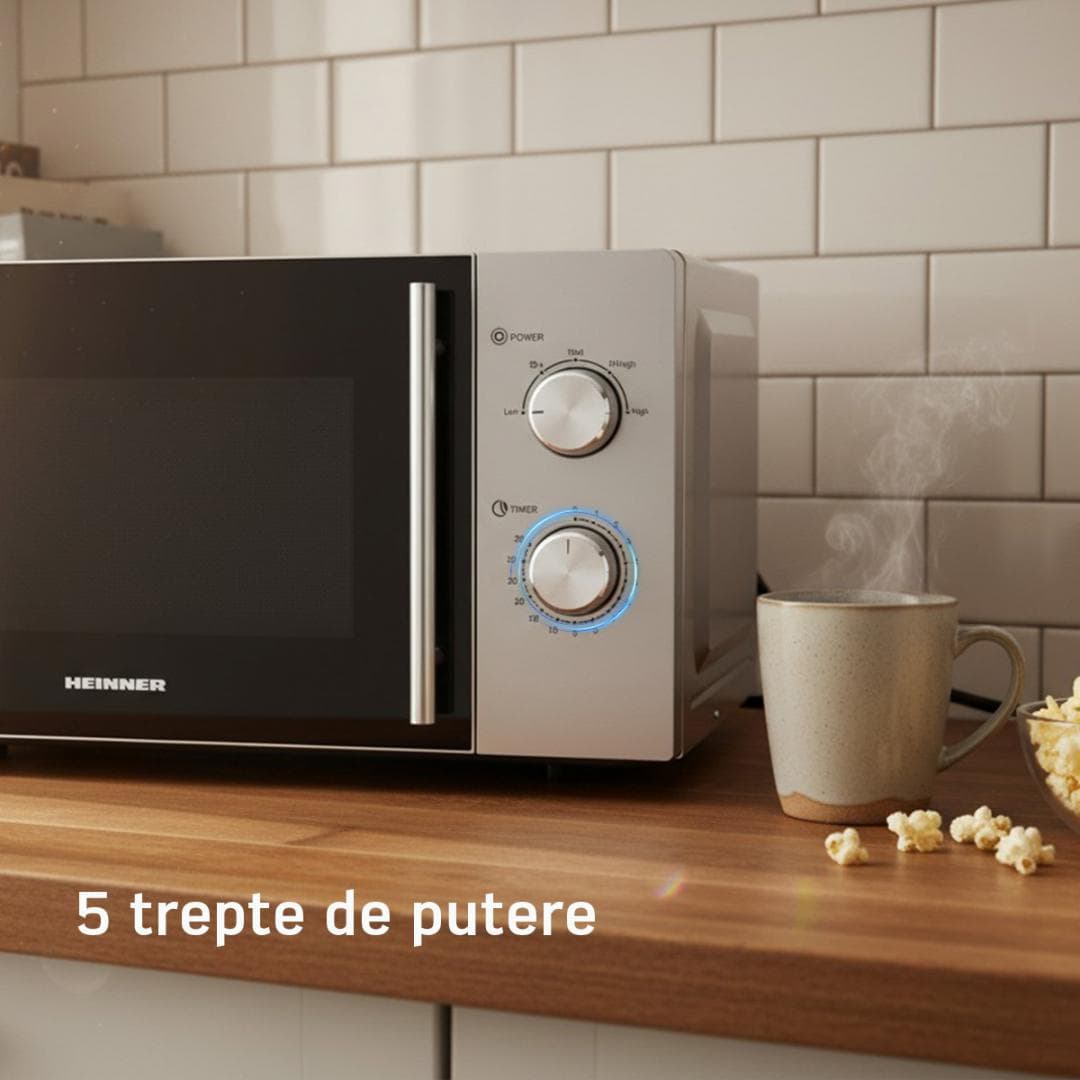 CUPTOR CU MICROUNDE HEINNER HMW-20MSS — miniatură