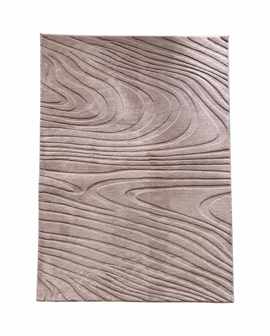 Covor, model in relief,Wave, 80x150 Brown