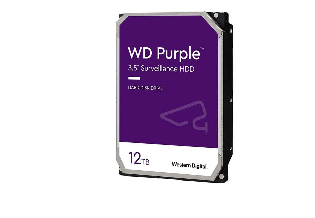 HDD Surveillance WD Purple, 12TB, 5400RPM, 256MB, SATA III — miniatură