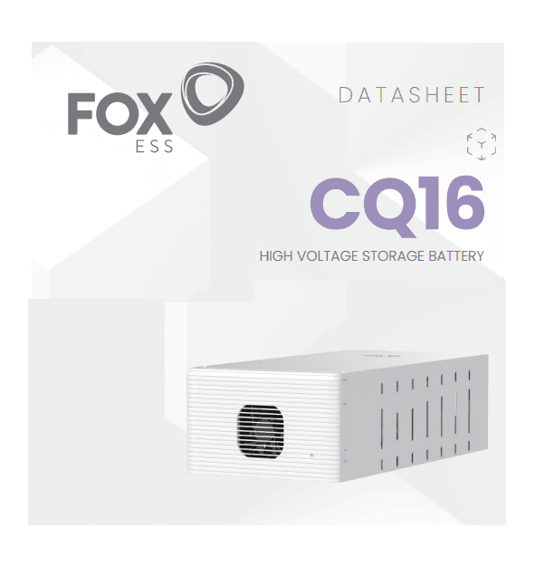 FoxESS High Voltage Battery Module CQ16 , 16kWh